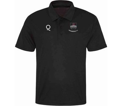 Qdos Cricket Kingsbridge CC Polo Shirt Black