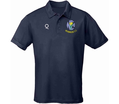 Qdos Cricket Newbridge CC Qdos Polo Shirt Navy