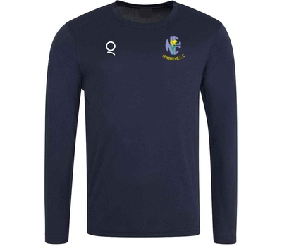 Qdos Cricket Newbridge CC Qdos Long Sleeve Training Shirt Navy