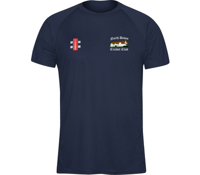Gray Nicolls North Devon CC Juniors  GN Training Shirt Navy