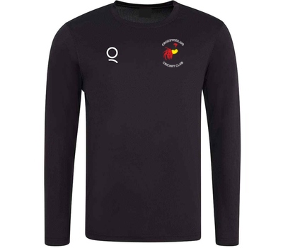 Qdos Cricket Croesyceiliog CC Long Sleeve Training Shirt