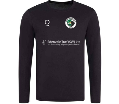 Qdos Cricket Bradninch & Kentisbeare CC Qdos Long Sleeve Training Shirt Black