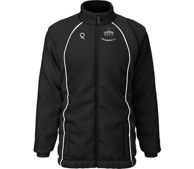 Qdos Cricket Kingsbridge CC Qdos Elite Showerproof Jacket Black