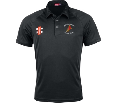 Gray Nicolls Old Finchleians GN Polo Shirt Black