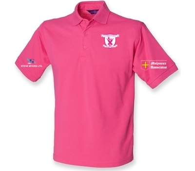  St Marychurch Old Boys CC Cotton Polo Shirt Pink