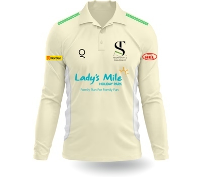 Qdos Cricket Teignmouth & Shaldon CC Qdos Playing Shirt Long Sleeve Kelly