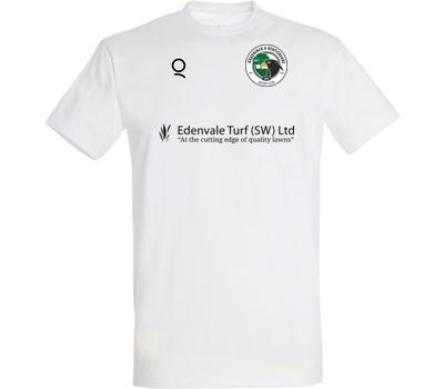 Qdos Cricket Bradninch & Kentisbeare CC Qdos White Cotton T-shirt