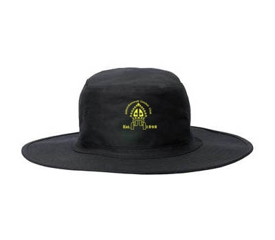 Qdos Cricket Abbotskerswell CC Clothing Qdos Wide Brim Sun Hat Black