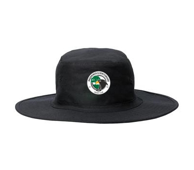 Qdos Cricket Bradninch & Kentisbeare CC Qdos Wide Brim Sun Hat Black