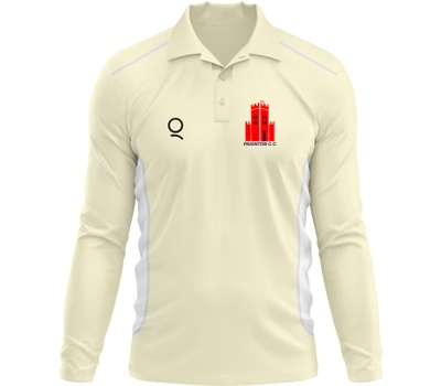 Qdos Cricket Paignton CC Clothing Qdos Playing Shirt Long Sleeve